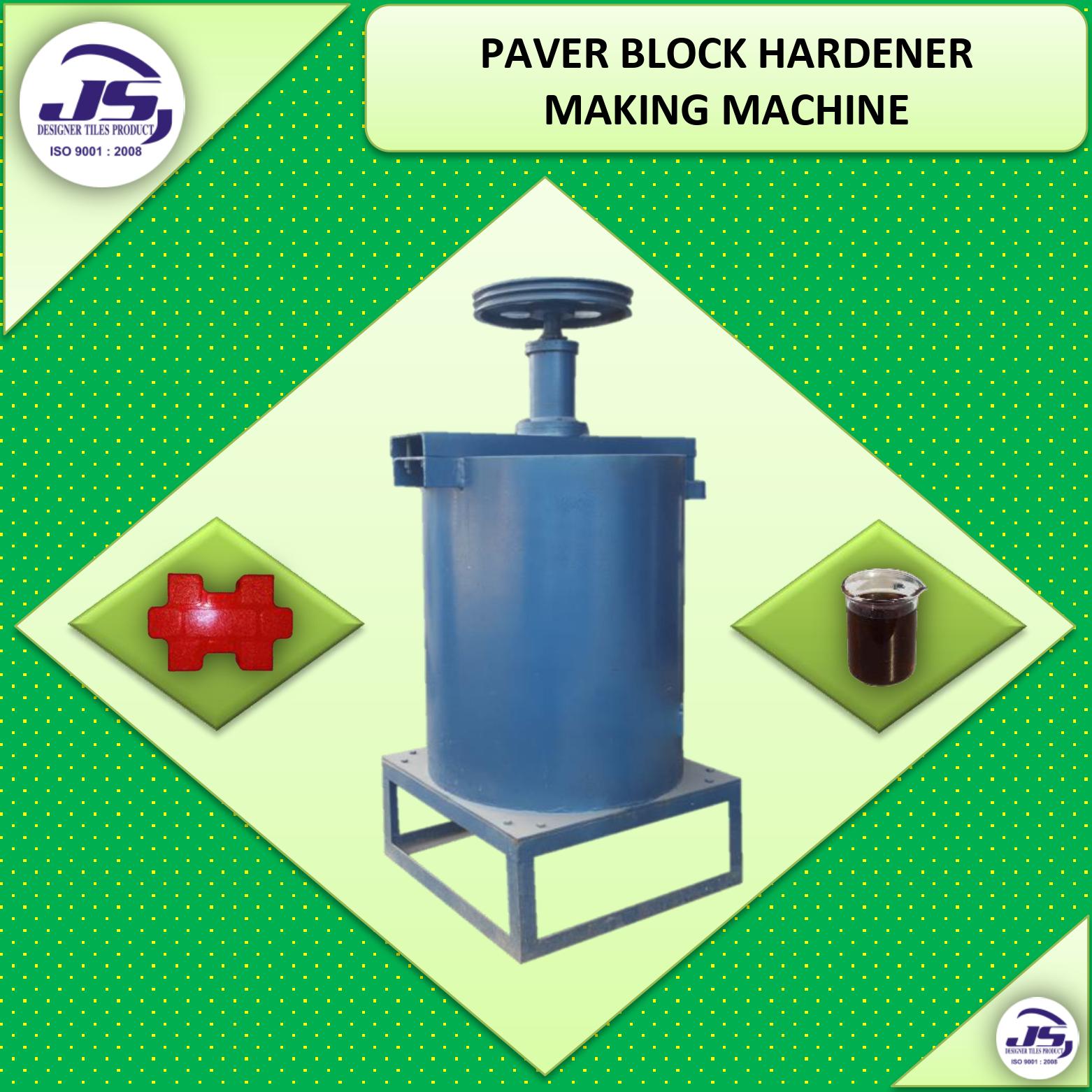 Interlocking Block Hardener Making Machine